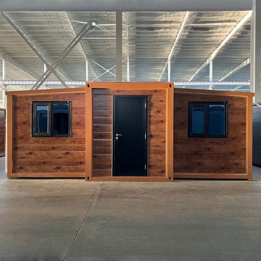 20-40 Foot Expandable Container House Prefabricated 40FT Modular Home with 3 Bedroom Plans