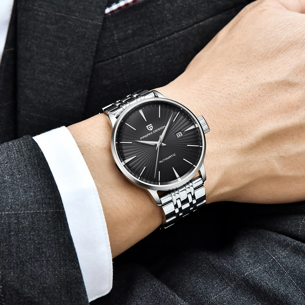 PAGANI DESIGN men's Watch light luxury 2770 mechanical watch Men's gift box 2813 movement stainless steel calendar men's watch