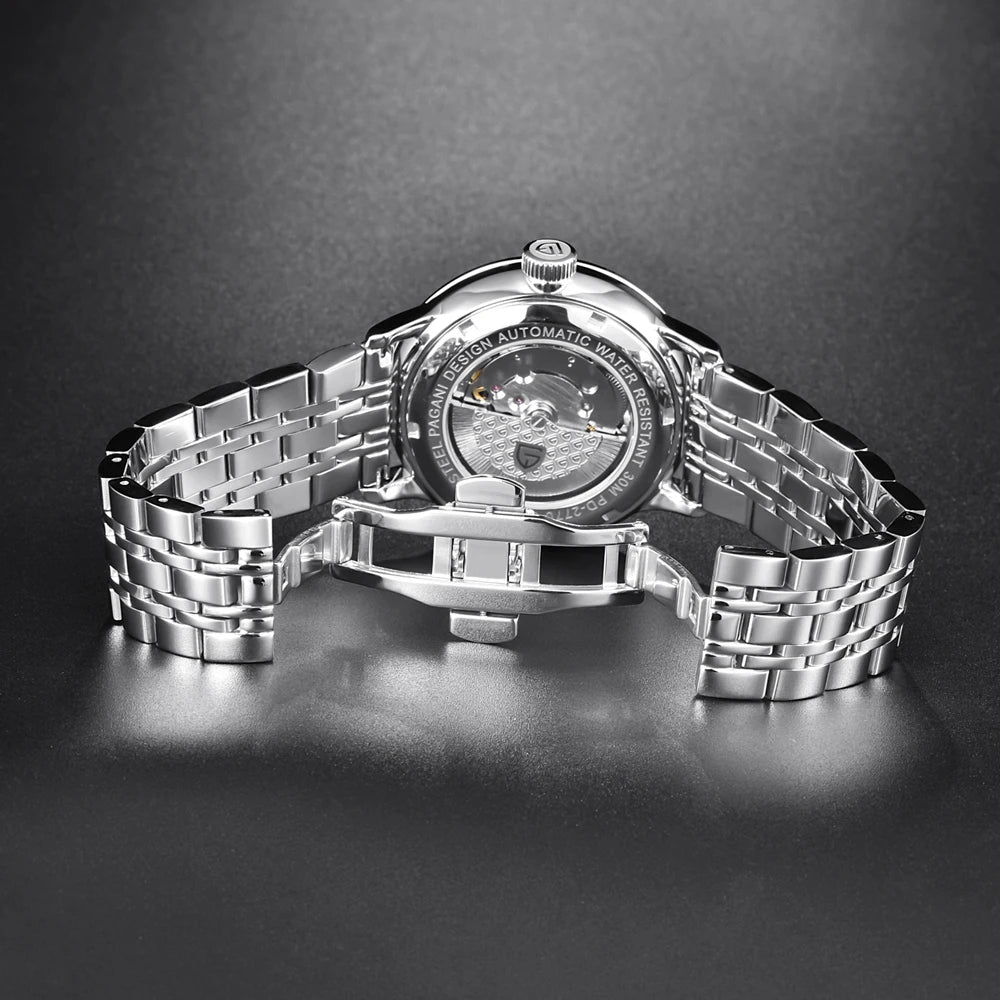 PAGANI DESIGN men's Watch light luxury 2770 mechanical watch Men's gift box 2813 movement stainless steel calendar men's watch