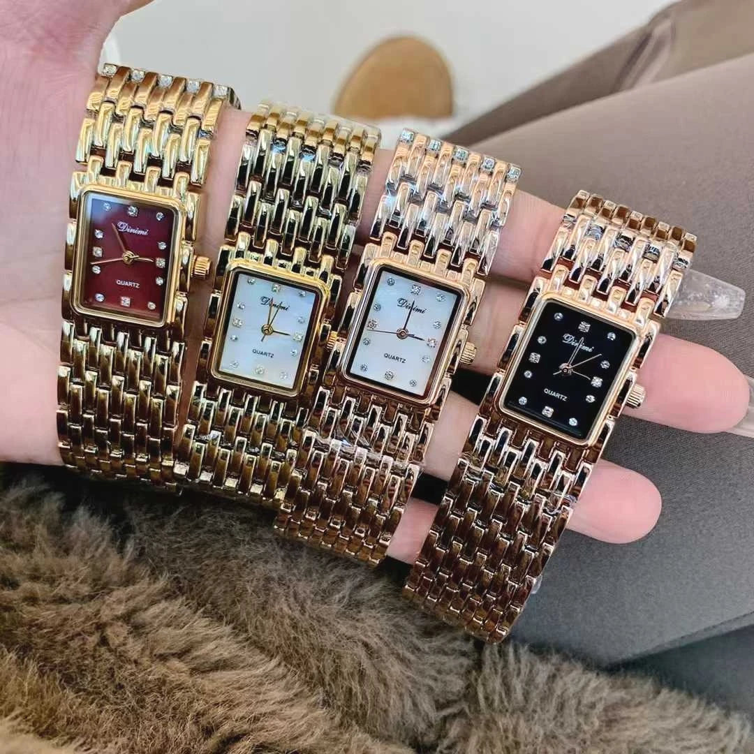 Dinimi bracelet square dial watch women's high-end sense medium and ancient style light luxury niche temperament explosion