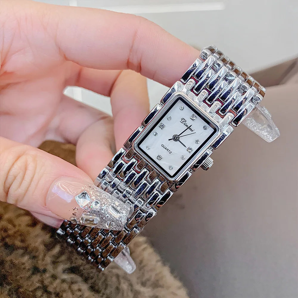 Dinimi bracelet square dial watch women's high-end sense medium and ancient style light luxury niche temperament explosion