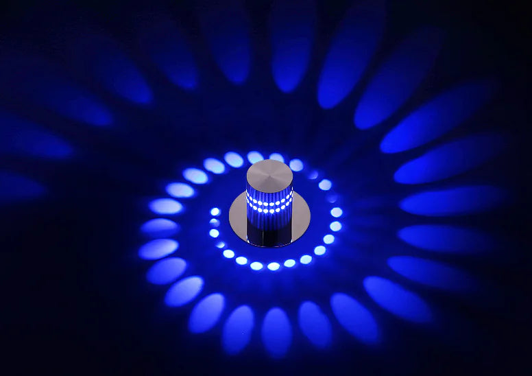 Contemporary LED Multi-Hue Wall Light