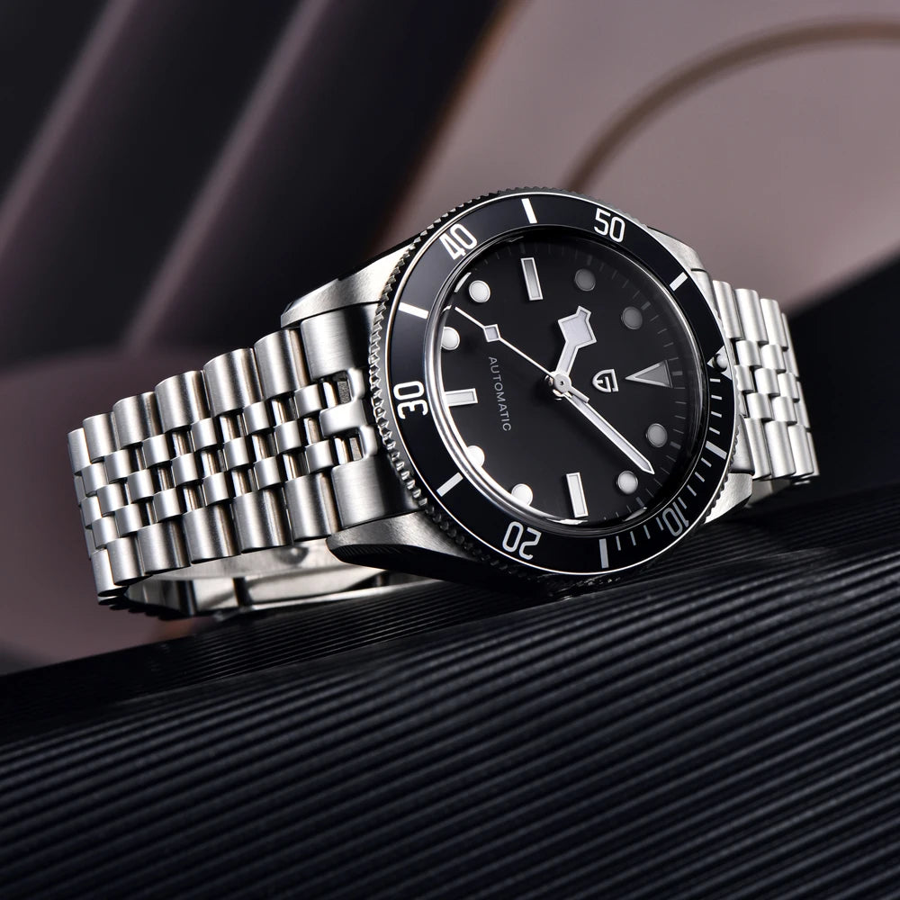 PAGANI DESIGN 2025 new men's watch sapphire luxury retro mechanical watch men's gift box stainless steel waterproof men's watch