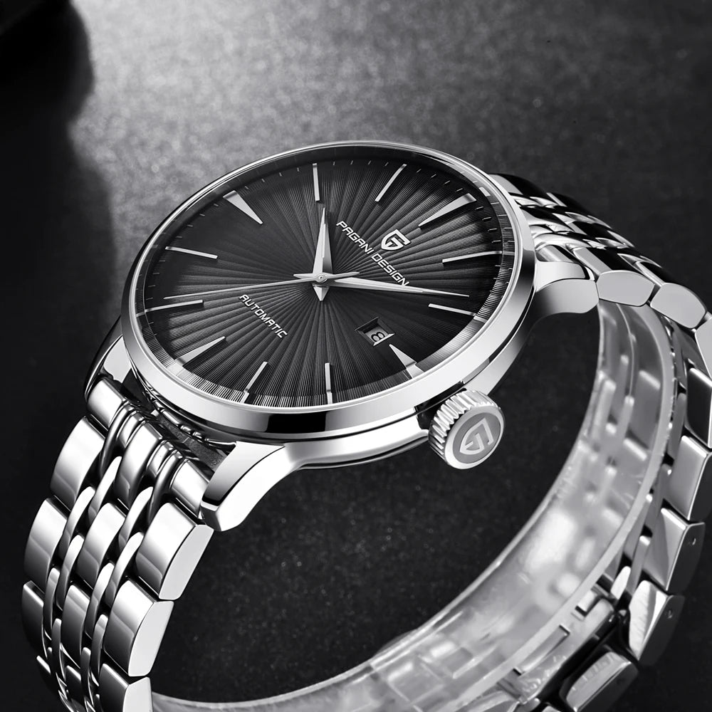 PAGANI DESIGN men's Watch light luxury 2770 mechanical watch Men's gift box 2813 movement stainless steel calendar men's watch