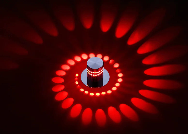 Contemporary LED Multi-Hue Wall Light