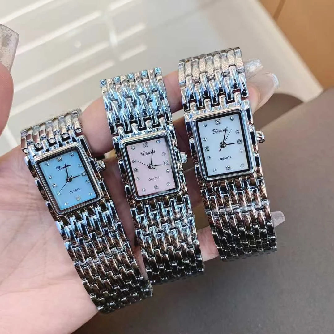 Dinimi bracelet square dial watch women's high-end sense medium and ancient style light luxury niche temperament explosion