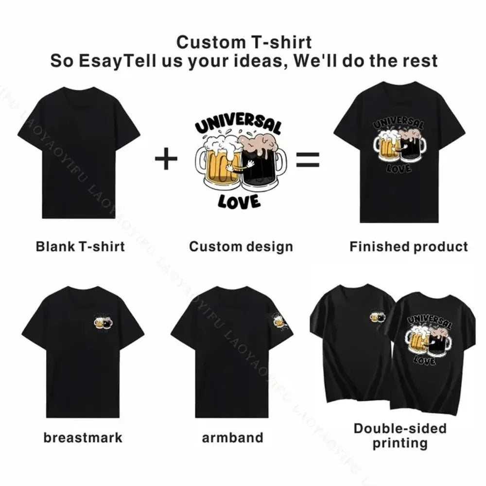 Plate Drip T-Shirt Cotton T-Shirt Funny Casual Fashion Short-sleev Ropa Hombre Tops Tee Summer Clothes for Men Trending Clothes