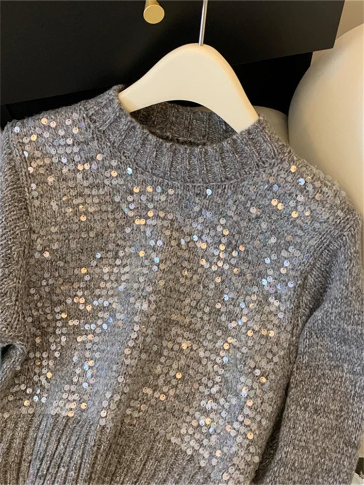 Women Sweater Womens Winter Sweaters Pullover Traf Female Knitting Overszie Long Sleeve Loose Knitted Outerwear Ropa De Mujer