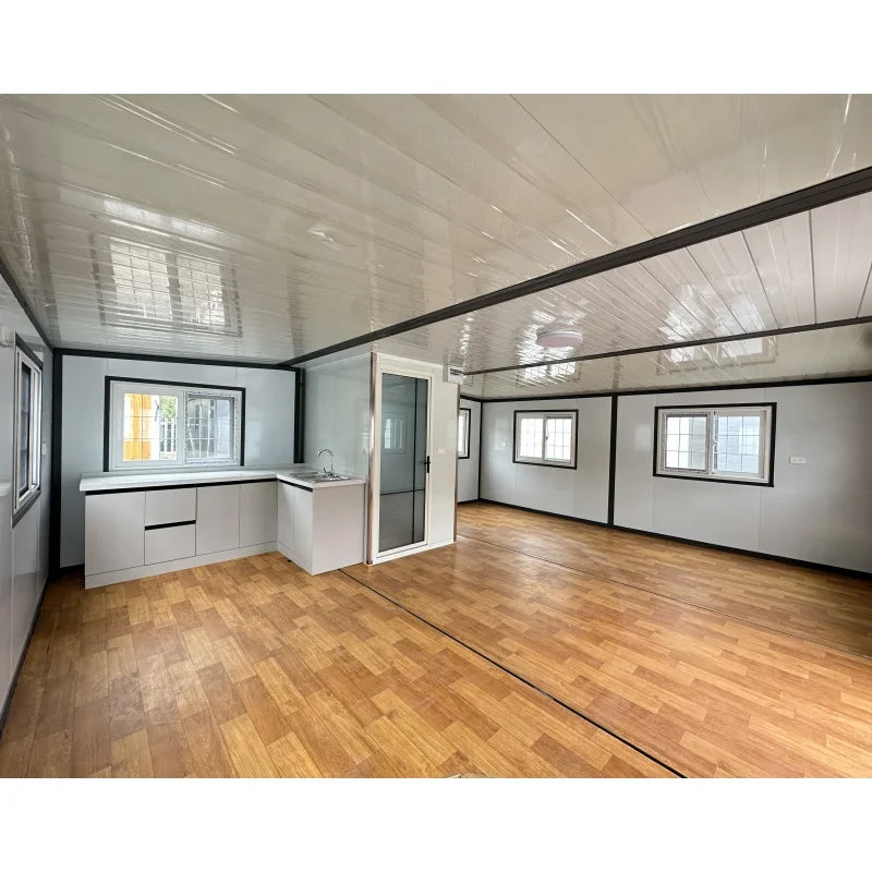 20-40 Foot Expandable Container House Prefabricated 40FT Modular Home with 3 Bedroom Plans