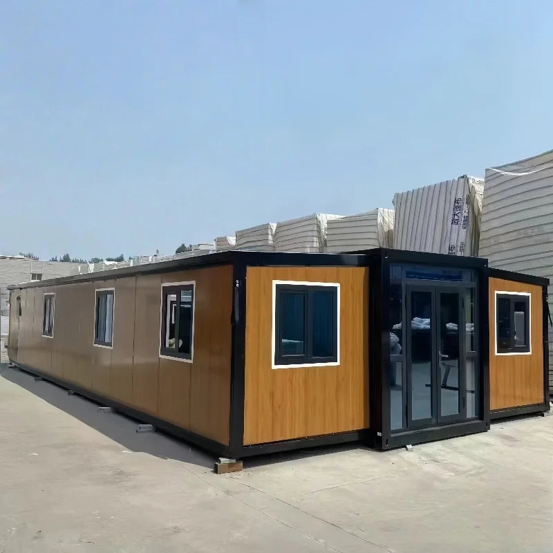 20-40 Foot Expandable Container House Prefabricated 40FT Modular Home with 3 Bedroom Plans