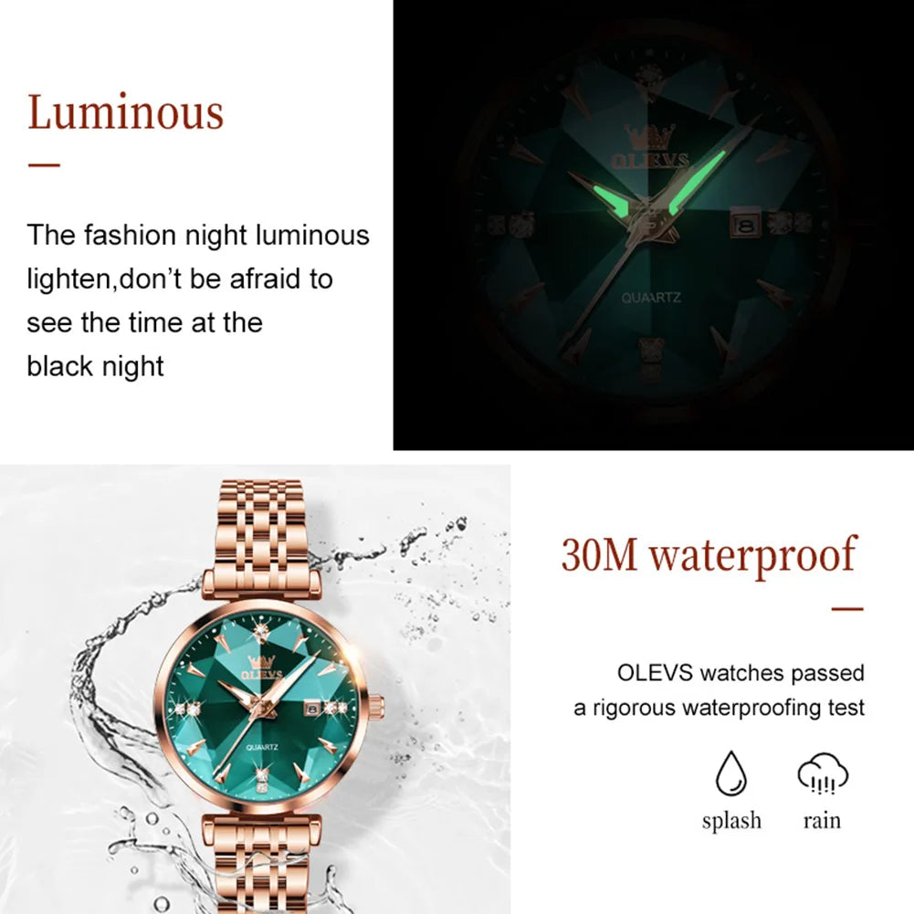 OLEVS brand watch fashion hot selling waterproof women's watch 5536
