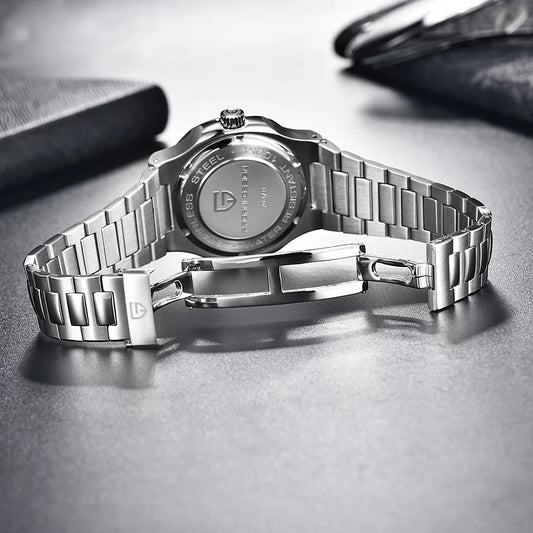 Pagani Design2025square Series Men's Automatic Watches Fashion Mechanical Watches Luxury Sapphire Stainless Steel Men's Gift Box